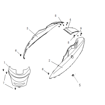 Capots AGM Ape50 blanc