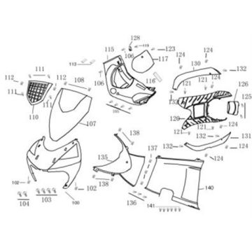 China Zip noir-Kapdelen-China-Zip-zwart