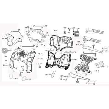 Carénage Edwards Tomorrow Legend 50 4T AC brun