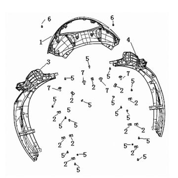 Pièces de capot pour Generic Roc red 2010 2 temps 25
