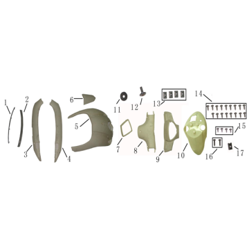 Pièces de capuchon pour AGM Nano blanc