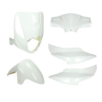 Kit de carénage SYM Orbit 2 /XPro blanc brillant DMP 5 pièces