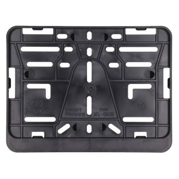 Support de plaque d'immatriculation de moto noir