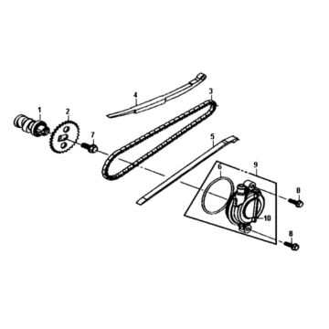 Tendeur de chaîne/guide-chaîne Sym Symphony ST E3