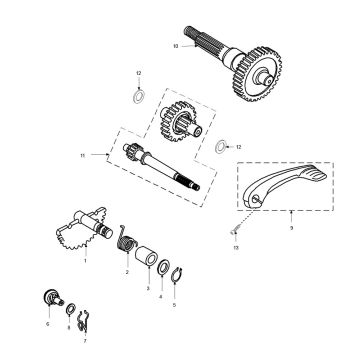 Kickstarter Peugeot Speedfight 2 LC E2 2 temps