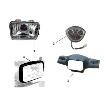 Compteur - Optique de phareSenzo RivaLux S 4 temps