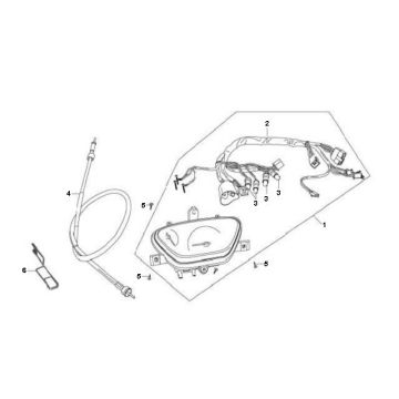 Compteur Berini Speedy 4 temps