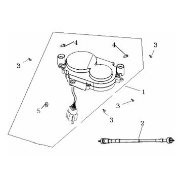 Compteur Generic Ideo blanc 2010 2 temps