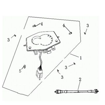 Compteur Generic Roc red 2010 2 temps 25