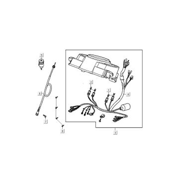 Compteur Kymco Agility FR 12" 4 temps euro4 noir