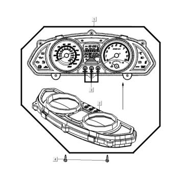 Compteur Kymco Myroad 700i