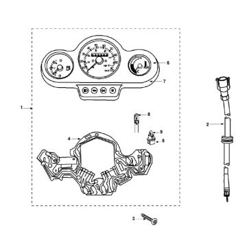 Compteur Peugeot Speedfight 2 LC E2 2 temps