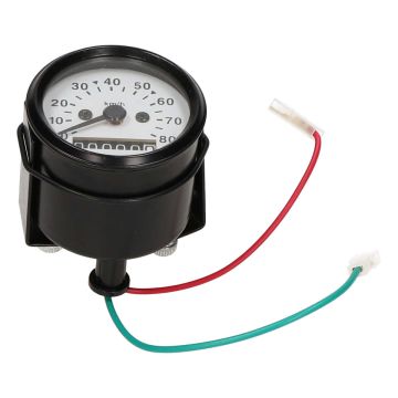 Horloge universelle odomètre autour de 60 mm 80 km/h (VDO) blanc