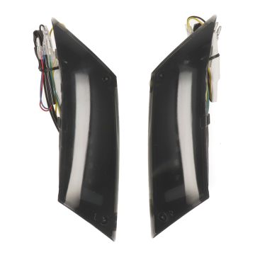 Jeu de clignotants tube led bande rouge Piaggio Zip 2000-> arrière DMP fumé