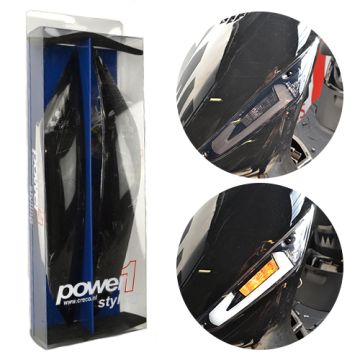 Jeu de clignotants Piaggio Zip 2000-> led Power 1 (Audi Look fumé) avant