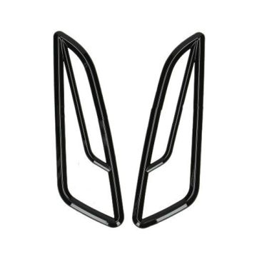 Calandre feu clignotant set Vespa Primavera / Sprint noir brillant avant DMP