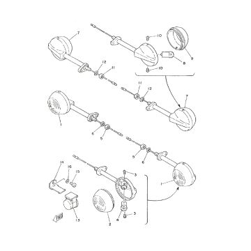Clignotants Yamaha FS1