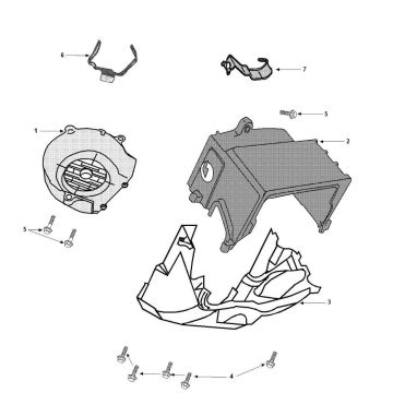 Réfrigérateur Peugeot Tweet 4 temps