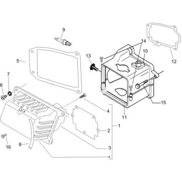Frigo Piaggio Zip 2000 4 temps AC