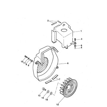 Capots et ventilateur de refroidissement Yamaha BW's 50 2T AC