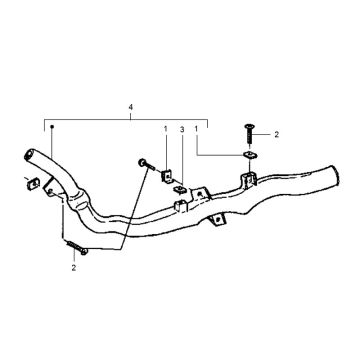 Tuyau de refroidissement Gilera Runner 98-2005 2 temps