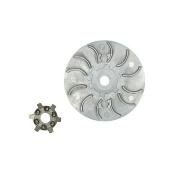 ailette de refroidissement+vilebrequin de roue de démarreur Peugeot ludix/speedfightf3/vivacity>08-2t DMP