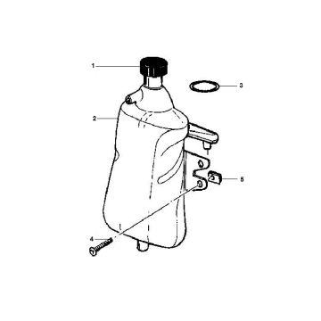 Réservoir de liquide de refroidissement Gilera Runner 98-2005 2-temps