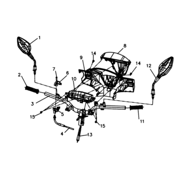 Phare KPL. Sym Symphony ST E3 gris (GY-010U)