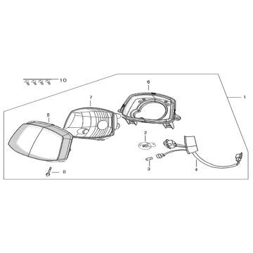 Optique de phareZnen Revival noir rouge