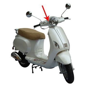 Spoiler de phare AGM VX/Napoli/Riva/Lux/C50/HT/RL/Venice/Tivoli/Felice blanc