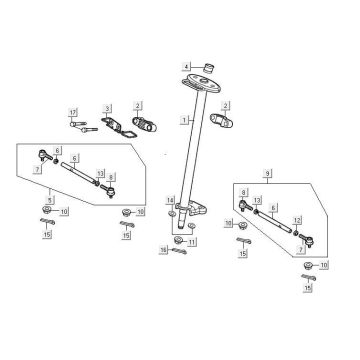 Pièce de couronne Kymco Maxxer 90 Black