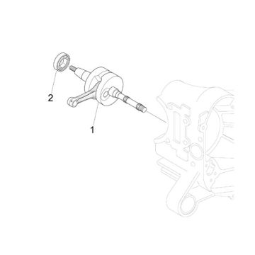 Vilebrequin Piaggio Liberty 4 temps