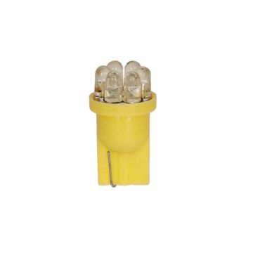Ampoule 12 volts/10 watts T10 orange pour chaque LED