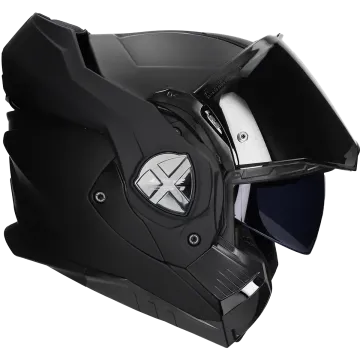 Casque modulable (mentonnière réversible) LS2 Advant X Solid FF901 noir mat