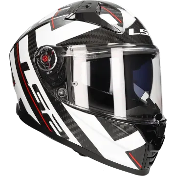 Casque integral LS2 Vector II Carbon Strong FF811 noir / blanc