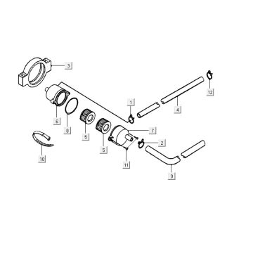 Pièces de filtre à air Kymco Vitality 2t ac pearl silver