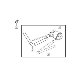 Boite à clapet à air AGILITY 16+ 4T 125 Argent Métallique Mat