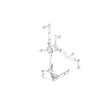Membrane pneumatique Kymco Agility 12' 4 temps bleu sportif