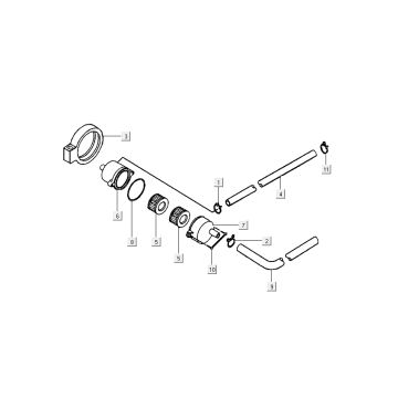 Boite à clapet pneumatique Kymco Grand Dink 2 temps Titane