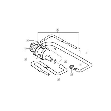 Membrane d'air Kymco New Dink 4 temps gris foncé