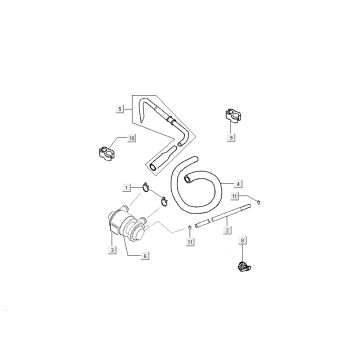 Boite à clapet pneumatique Kymco Sento 4 temps Noir