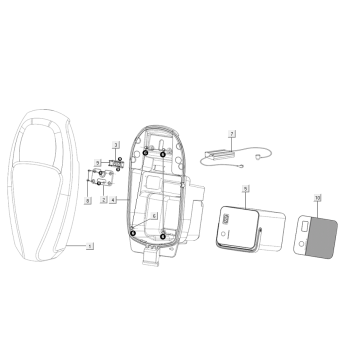 Batterie - Selle Niu M+ sport
