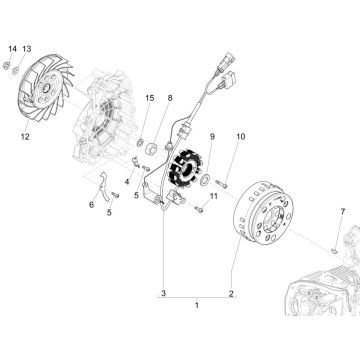 Allumage - Stator - Volant Piaggio Liberty 125 IGET 3V ABS Euro 5
