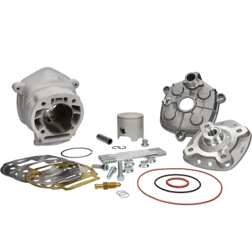 Cylindre avec culasse Malossi 79cc MHR Team diamètre 50mm (axe de piston = diamètre 12mm) -Aprilia RS/RS4/RX/SX/Derbi GPR Nude/GPR R/Senda DRD/Senda (D50B0) 3112988