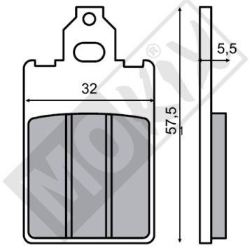 PLAQUETTES DE FREIN LUCAS STD BETA/MALA CE