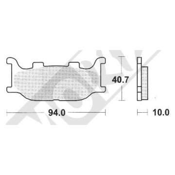PLAQUETTES DE FREIN LUCAS STD IT/YAM CE