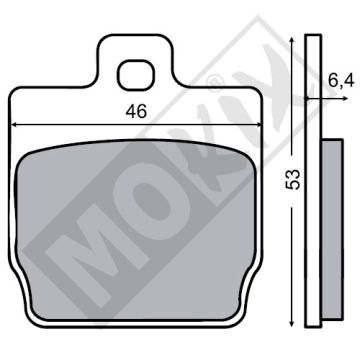 PLAQUETTES DE FREIN LUCAS STD MBK/YAM CE-MCB701