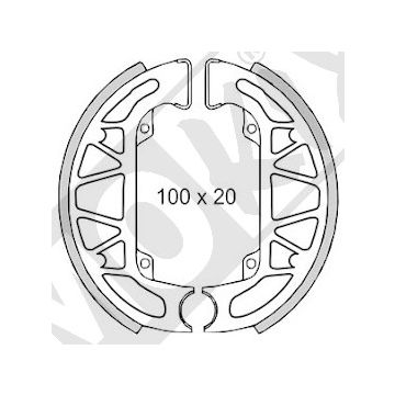 KIT DE MÂCHOIRES DE FREIN LUCAS GIL/PIA CE