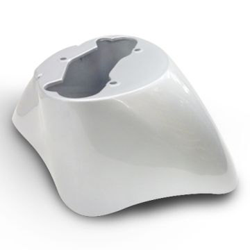 Garde-boue avant Piaggio Zip Sp argent métallique