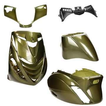 Kit carénage SP look Piaggio Zip python green metallic 5 pièces
